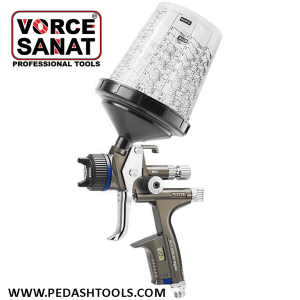 پیستوله بادی کاسه رو 1/3 میلی متر سوزن استیل ساتا SATA آلمان اصلی JET X 5500 HVLP